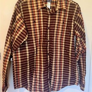 Patagonia Brown Casual Button Down Shirt